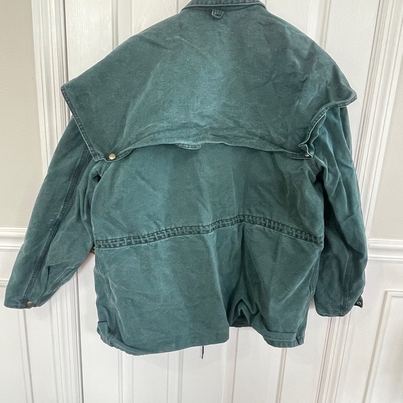 Vintage Carhartt Mens Duck Chore Flannel Duster Jacket XLarge CW043 USA - Picture 4 of 11